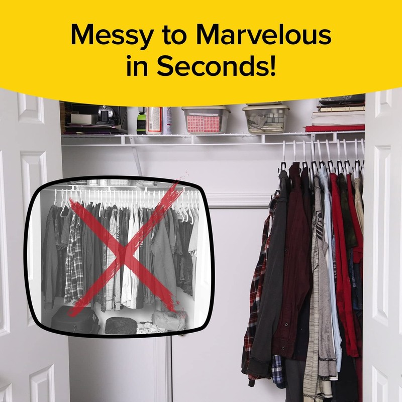 Ruby Space Triangles Original AS-SEEN-ON-TV, Ultra- Premium Hanger Hooks Triple