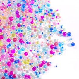 Mesiyun 3D Colorful Nail Caviar Beads Nail Art Micro Bubble Pixie Beads 50G