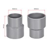 sourcing map PVC DWV Reducing Coupling Schedule 40 Gray 40mm