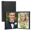 Neil Enterprises Inc. 5" x 7" Black Leather Self-Stick Photo