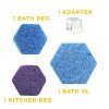 Clorox Scrubmate Adapter Kit - Power Scrubber Soaped Replaceable Pads