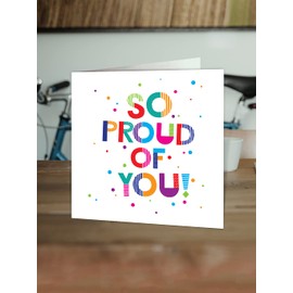 Brainbox Candy - Funny Birthday Card - 'So Proud Of You' Card - Statement Card - For Him Her Men Women Ladies Friends