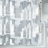 Spirella Skyline PEVA Opaque Plastic Shower Curtain, 180 x 200