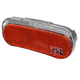 nean Bicycle E-Bike LED Rear Light, Rear Light with Reflector and Parking Light, Bicycle Light with StVZO Approval, Outdoor Rear Lamp 5 Candela, Red