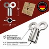 10x WEIDEBACH® Radiator Bleed Keys, for All radiators Radiator Valve