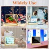 Gabotrie 8 Pack Acrylic Sign Holders with Golden Border, Double