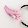 Pohotobooth Props Ltd Pink Devil Horns With Fur Headband