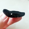 Bacatgem Natural Black Obsidian 1.37 inchs Wolf Head Pocket Crystals