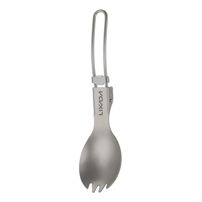 Ti Folding Spork Lightweight Outdoor Dinner Spork Flatware for Travel