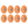 PATIKIL 70mm OD Inline Skate Wheels with Bearings, 8 Pack