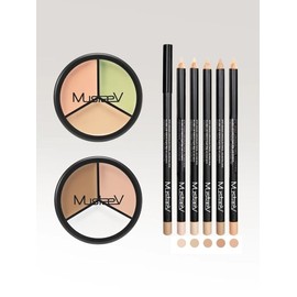 Cover Fit Pot Concealer (Choose 1 out of 2 types) + Spot Concealer Pencil (Choose 1 out of 5 types) / 커버핏 팟 컨실러 (2종 中택1)+스팟 컨실러 펜슬 (5종 中택1)