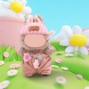 3 Pcs Doll Clothes for 17cm Plush Dolls, Pink Set