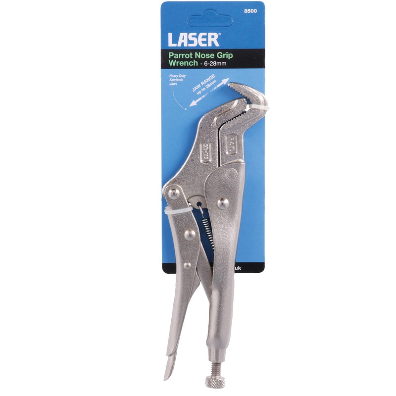 Laser 8500 Parrot Nose Grip Wrench 6-28mm