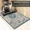 Coffee Maker Mat Absorbent Spill Proof Waterproof Scratch Resistance Coffee
