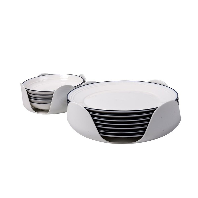 Companion Caravan Plate Holder, White
