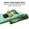 ZOMCHI 2 Pieces Bar Soap Saver Bags with Different Roughness,