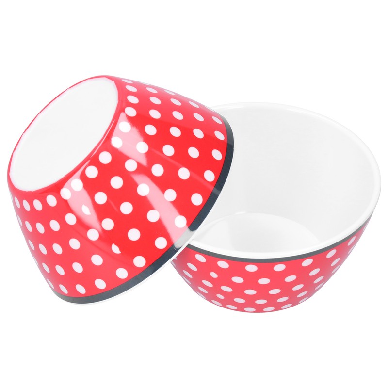 4PCS 6in Salad Bowl Dinner Serving Bowl Sets Kitchen Imitation