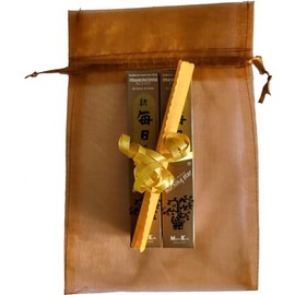 TRIMONTIUM Morning Star Japanese Incense Sticks Duo Pack, 2 x 50 Pieces, Frankincense, Herbs, Brown, 13 x 2.4 x 2.4 cm, 2 Units