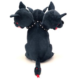 Ponjauk 14inch/35cm Cerberus Plush Dog Scary Plushies Stuffed Animals Plush Toys for Kids