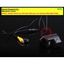 HD CCD Color Camera Car Rear View Backup Camera, 170° Viewing Angle Reversing Camera for Mitsubishi Lancer Evolution 2007-2014