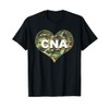 CNA Camo Camouflage Certified Nursing Assistant Heart T-Shirt