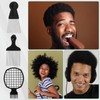 4 PCS Afro Hair Styling Metal Afro Picks for Men