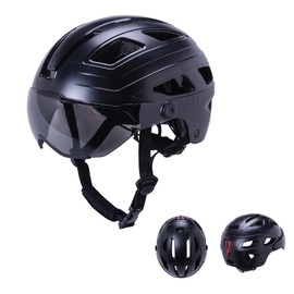 Kali Protectives Cruz Bike Helmet - Lightweight and Adjustable with Ventilation and Eye Protection Visor - Easy Adjustment Buckle for Men and Women - Urban Cycling Helmet for Kids and Adults