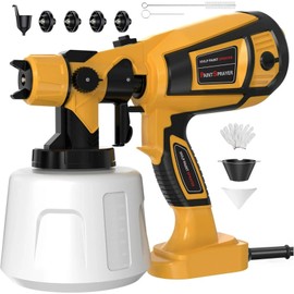 ‎MirrorZone 1400ML Electric Paint Sprayer 1000W Spray Gun Handheld Painting Gun Tool Nozzles
