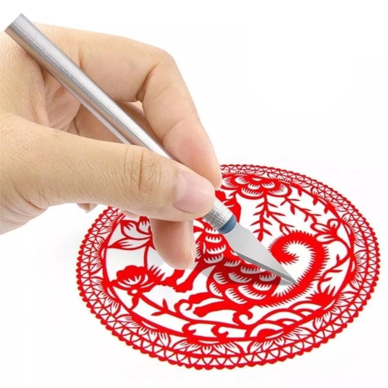 Precision Cutter Set with 10 Interchangeable Blades and Storage Box