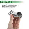 Motoforti 4pcs 90 Degree Mandrel Bend Elbow Car Exhaust Pipe