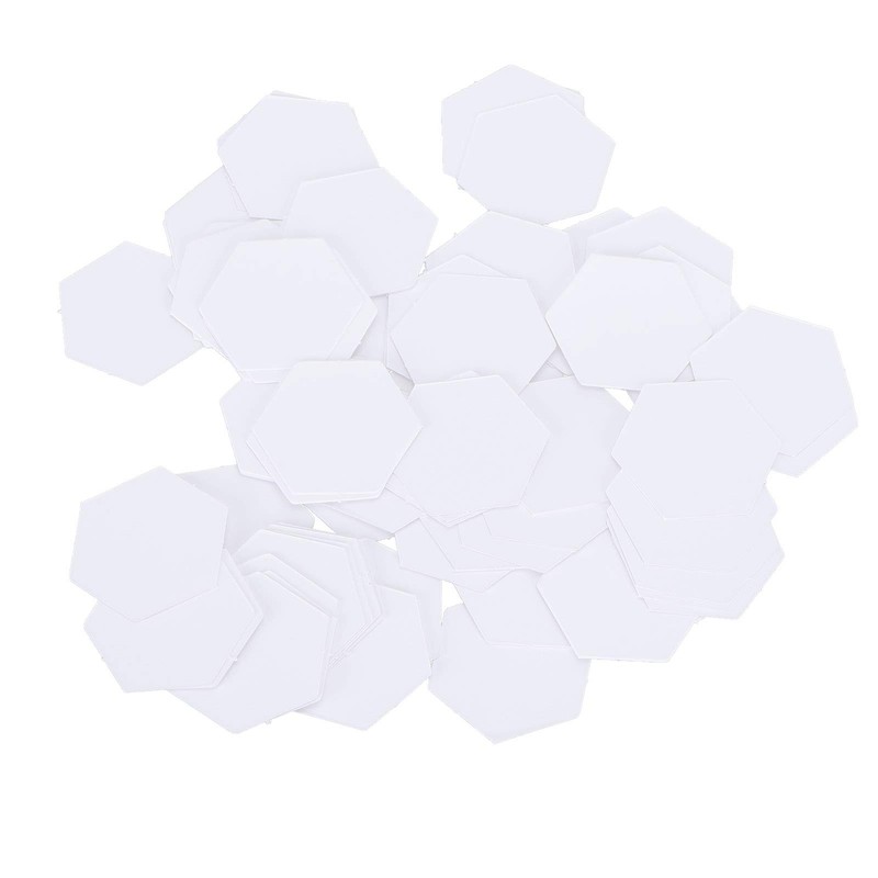 100Pcs Hexagon Shape Paper Quilting Template Polygon Paper Quilting Templates