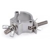 Riggatec Half Clamp Small Silver up to 75 kg (32-35 mm) Rustproof Stainless Steel
