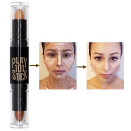 iwobi Lady Concealer Pencil Double End Make-Up Concealer Pen Cover Facial Contour Pencil Cosmetic Pack of 3