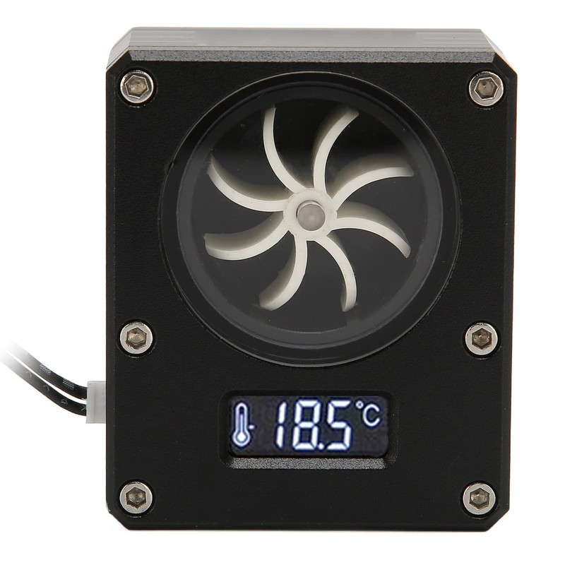 Annadue Water Flow Meter Display G1/4 Thread Speed Water Cooling