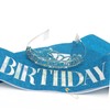 GAFATORY Birthday Sash Blue It's My Birthday Sash and Crown