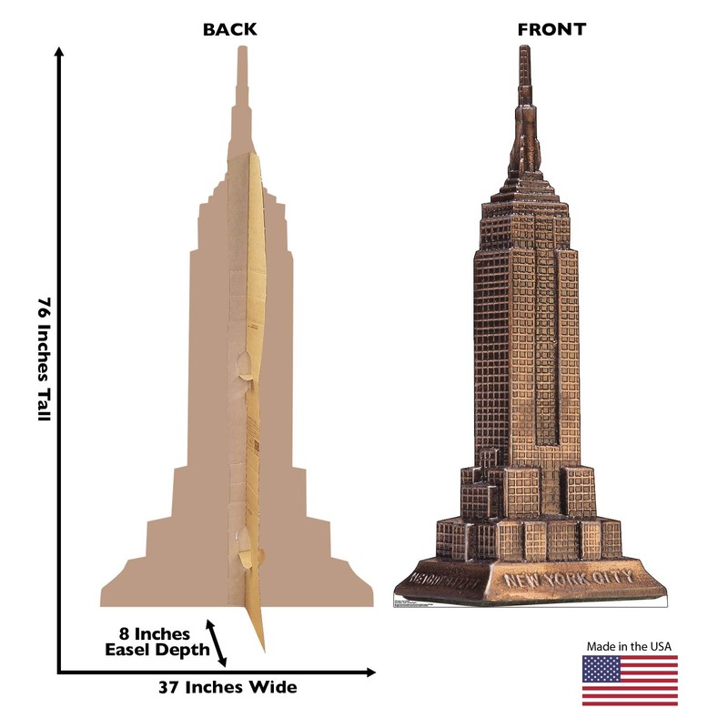 Advanced Graphics Empire State Building Life Size Cardboard Cutout Standup