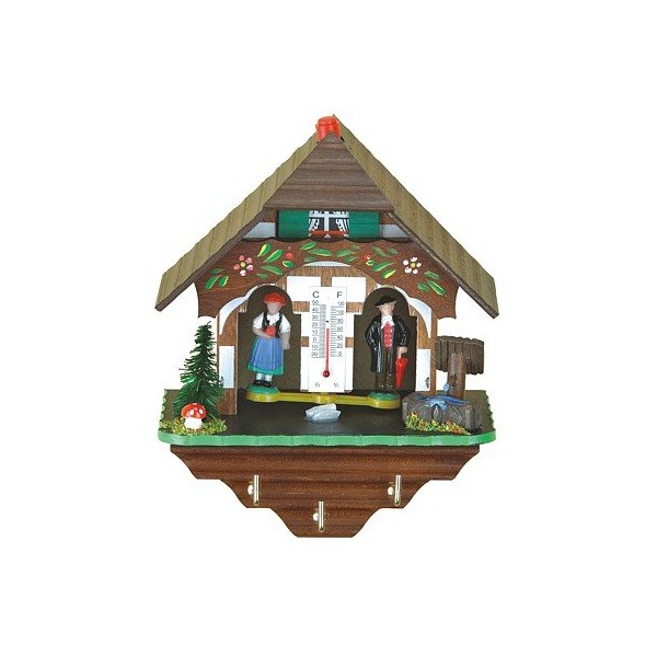 Trenkle German Black Forest Weather House with Keyboard TU 1817