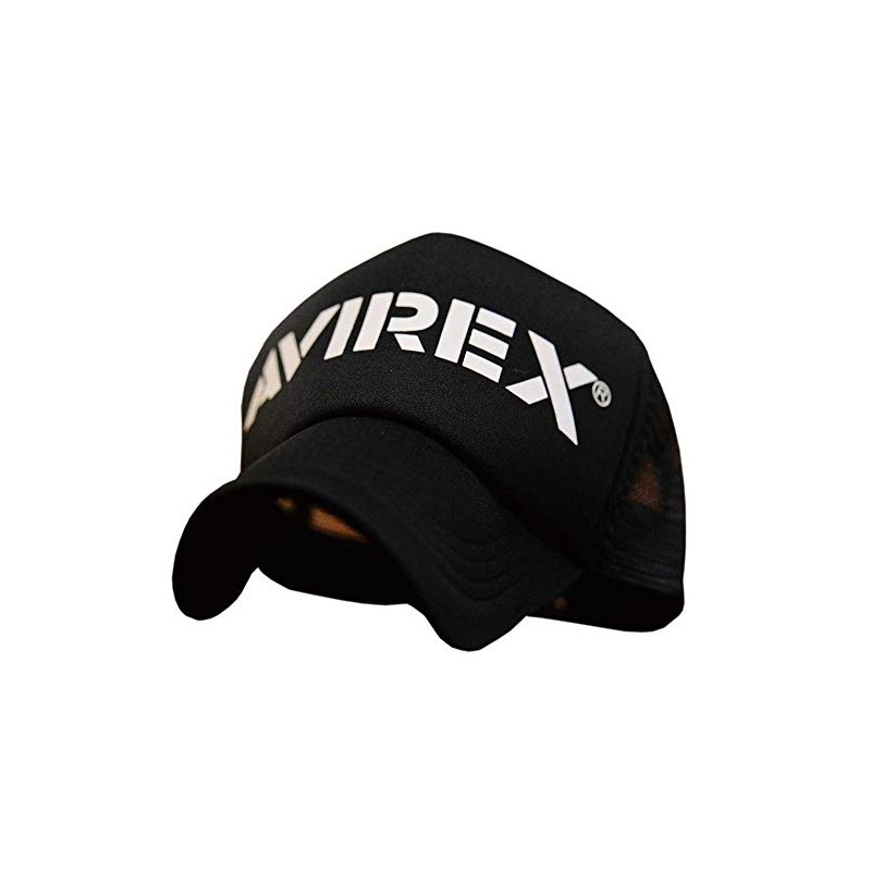 AVIREX Avilex Cap Men's Mesh Cap Hat 14023200-80 Black, 80.black