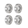 sourcing map 6004ZZ Deep Groove Ball Bearings Z2 20mm X
