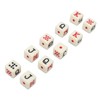 Pack of 20 Spanish Poker Dice, 6-Sided Poker Dice, Spanish
