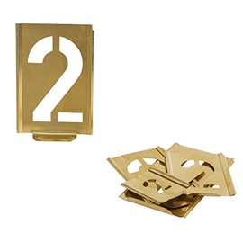 KUKKO Professional Signing Template Set with Plug-In Mechanism Numbers (50 mm)