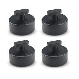 4Pcs Rubber Jack Pads Essential Accessory Compatible with 2011,2017,2018,2019 C5, C6, C7, C8 Corvette Jacking Jack Lift Point Pad Adapter (Black)