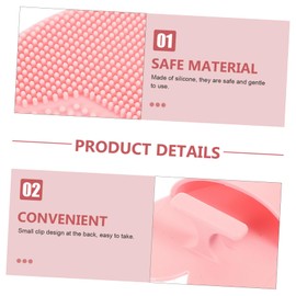 Beavorty 4pcs Facial Cleansing Brush Soft Skin Care Tools for Gentle Exfoliation Blackhead Removal and Deep Cleaning Includes and Transparent Colors