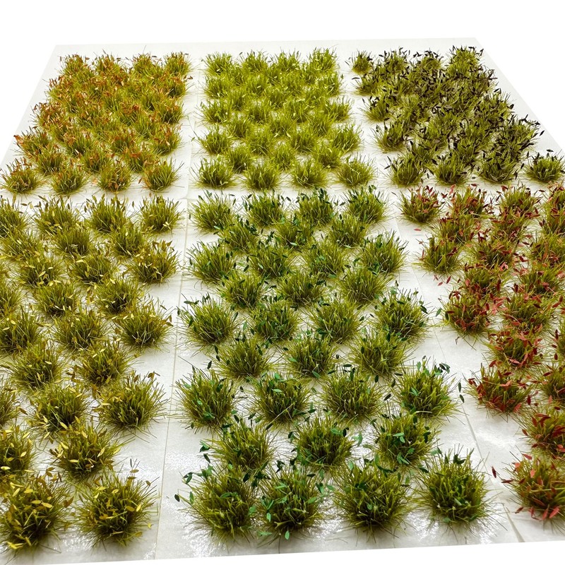 Woohome Static Flower Tufts Miniature Flower Cluster for Static Grass