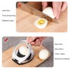 2 in 1 Egg Slicer, Stainless Steel Egg Cutter for