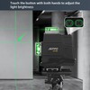 JEPPO Laser Level 360 Self Leveling,4D 4x360° Green 16 Cross