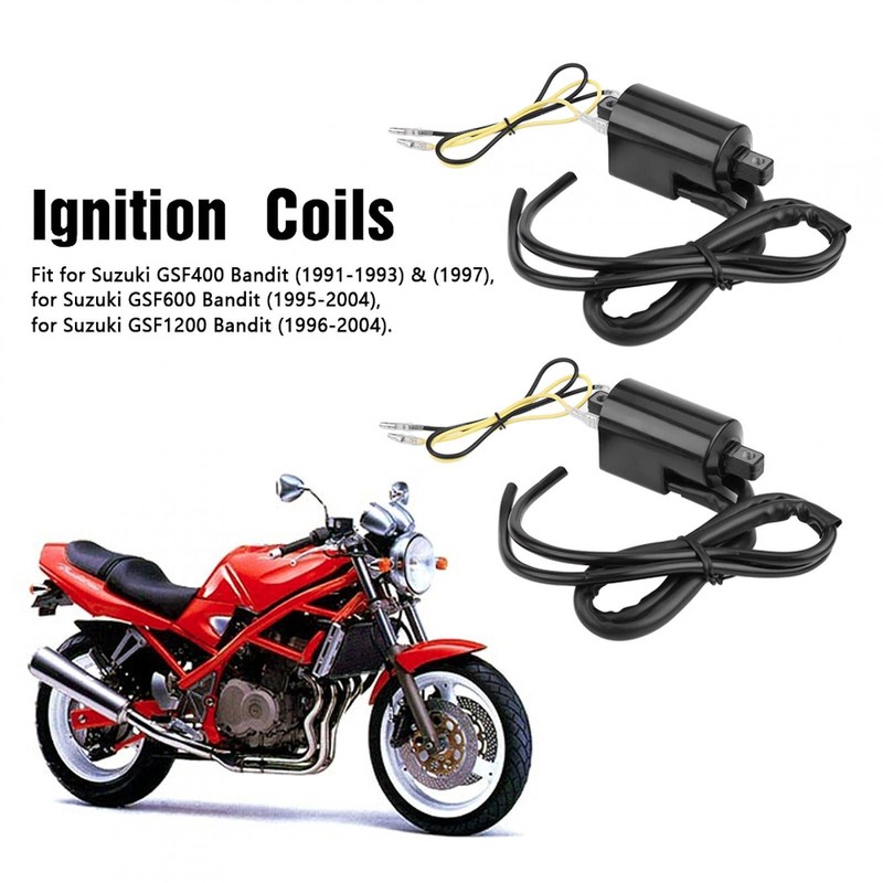Motorcycle Accessories Ignition Coil Replacement for GSF400 GSF600 GSF1200 Bandit