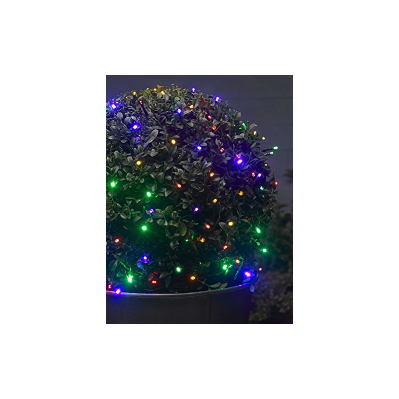 Smart Solar 50 x Farbige LED Lichterkette 6,9 m