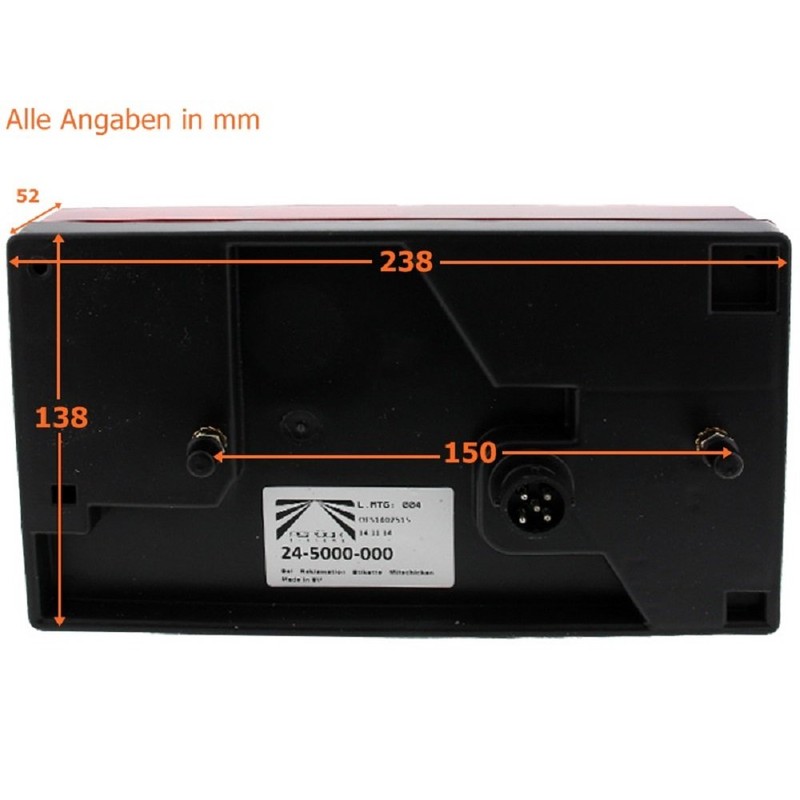 The Drive - Multipoint 1 I Rear Light Left 24-5000-007