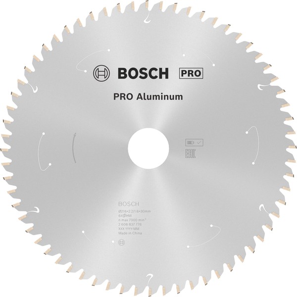 Bosch 1x PRO Aluminium Circular Saw Blade for Cordless Mitre